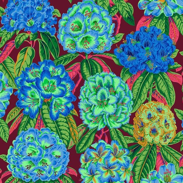 Kaffe Fassett Collective - Rhododendrons Green on Sale